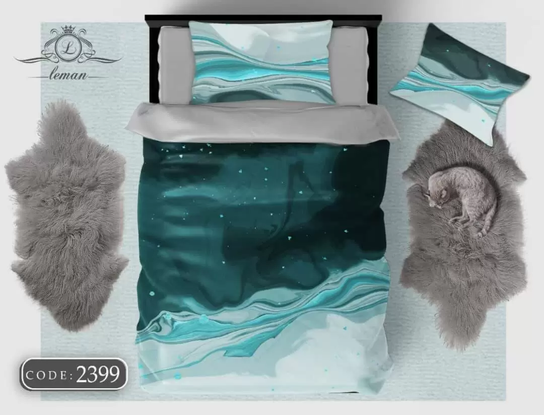 لحاف تنسل دو نفره 160 کد D-2399 ورونیکا